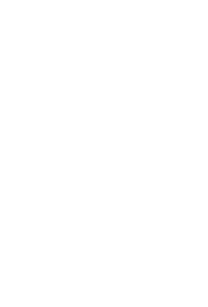 A simple, stylized white line drawing on a black background of a human figure with outstretched arms and three leaves, two extending from the arms and one from the head, suggesting growth, nature, or eco-friendliness.