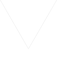 A geometric pattern featuring two symmetrical black triangular shapes pointing toward each other, separated by a white vertical space. The triangles, reminiscent of mussel oil hues, are composed of closely spaced horizontal lines varying in shades of gray.